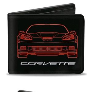 New black and red Corvette wallet